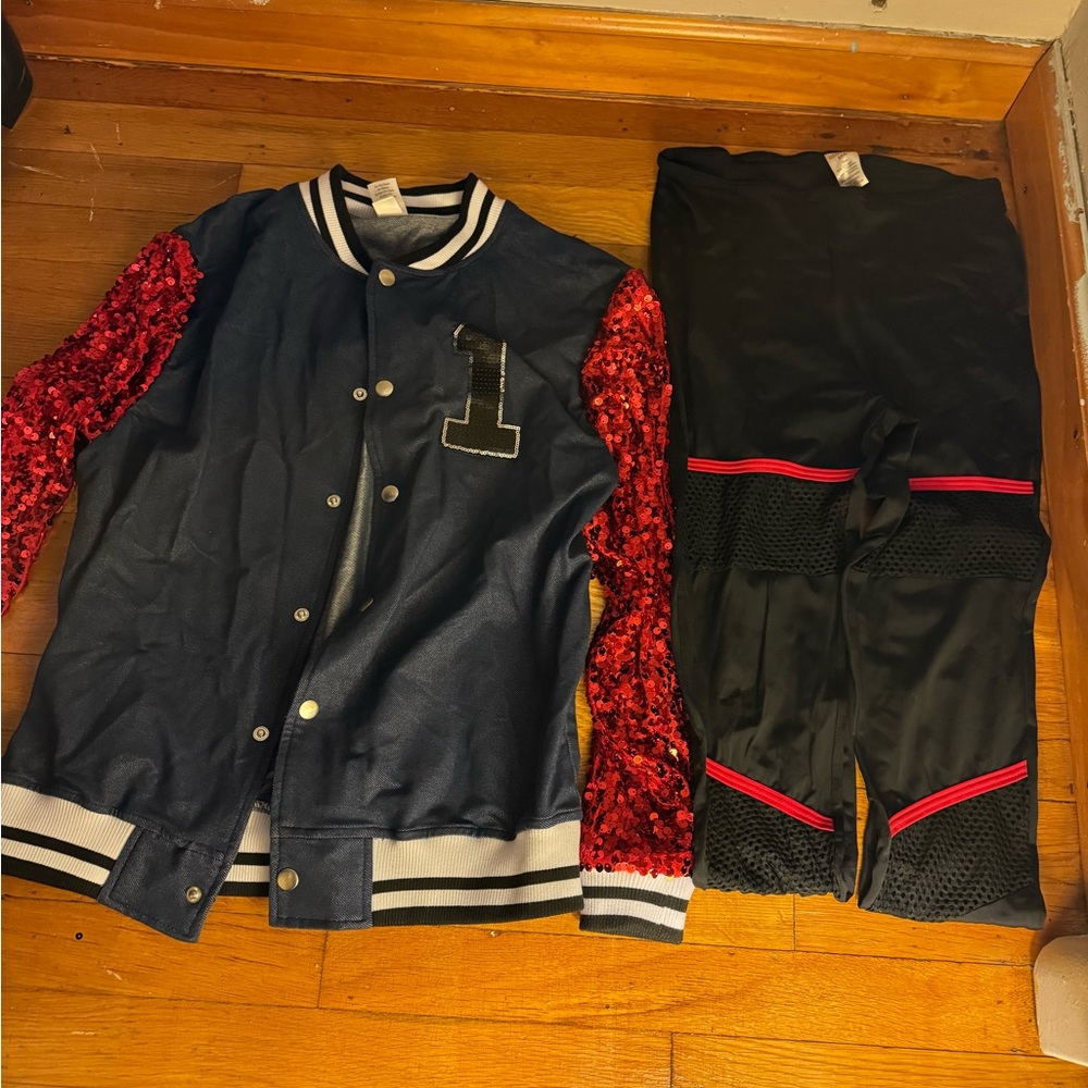 Red and Black Hip Hop Costume